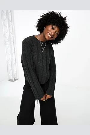 Weekday Fiona chunky knit jumper in melange