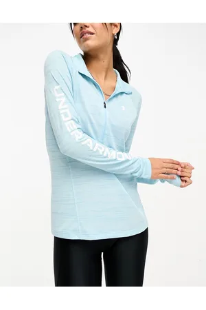 Under Armour Womens Tech Half Zip Top - Blue