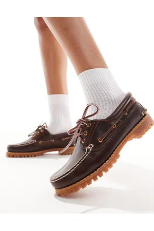 Timberland Heritage noreen boat shoes in full grain leather