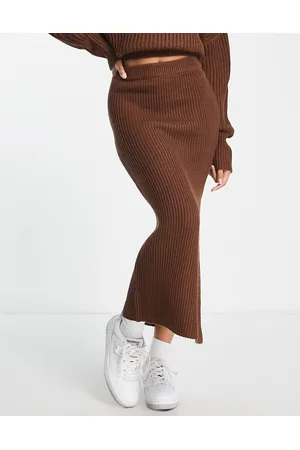 ASOS Co-ord knitted midi skirt in