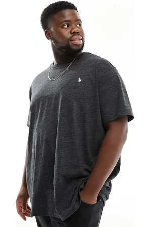 Ralph Lauren Big & Tall icon logo t-shirt classic fit in marl