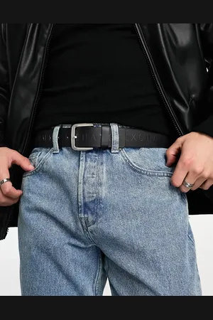 Armani Exchange Repeat logo belt in