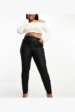 ASOS ASOS DESIGN Curve coated skinny jean in