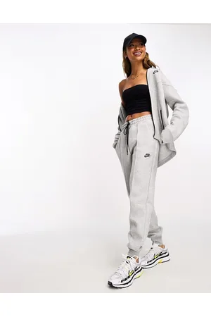 Nike Womens Tech Fleece Mid-Rise Pant, Neutral Olive / Black