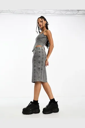 Weekday Bell co-ord midi skirt in washed