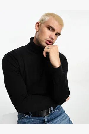 Brave Soul Cotton roll neck jumper in