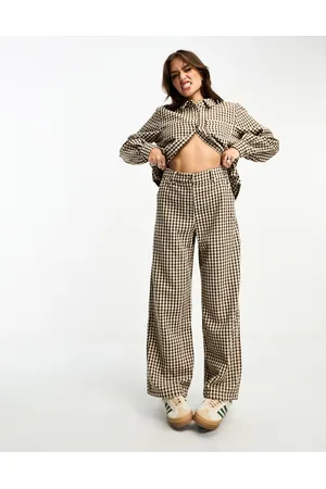 Object High waisted trouser co-ord in check