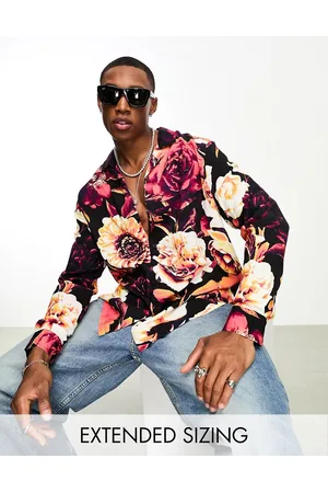 ASOS Floral Shirts Plus Size Fashion for Men | FASHIOLA.in