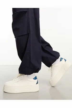 Armani Exchange Platform trainers in off