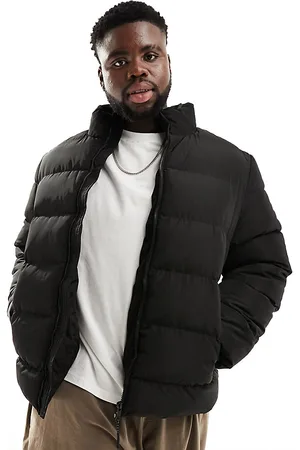 Winter Clearance 2022! Men's Plus Size Winter Thicken Warm Puffer Jacket  Packable Lightweight Down Jacket Stand Collar Zipper Bubble Coat Parka  Outerwear with Pockets - Walmart.com