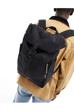 RRL, Riley Leather and Suede-Trimmed Denim Backpack, Men