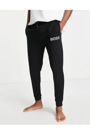 BOSS logo-print Cotton Track Pants - Farfetch