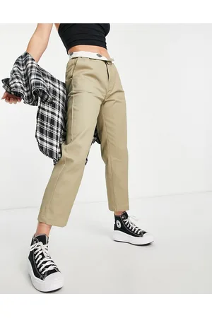 Dickies 847 cropped work trousers in khaki | ASOS