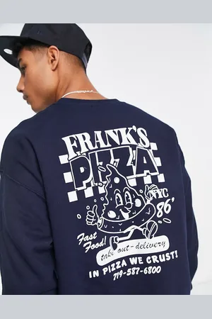 New Look Pizza print sweatshirt in