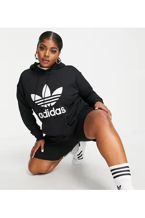 adidas Originals adicolor 3 stripe cropped hoodie in lime
