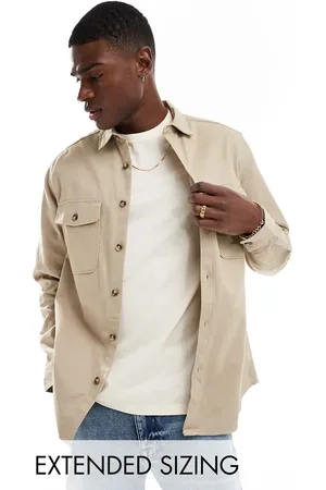 ASOS DESIGN oversized jersey harrington jacket in soft white