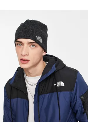 Mens black sales north face beanie