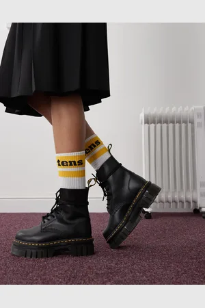Dr. Martens Audrick 8 eye lace up boot with chunky sole in
