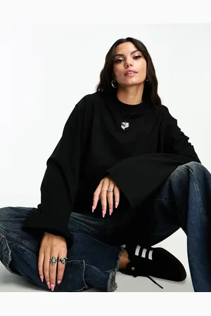 Weekday Oversized long sleeve top in