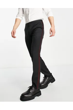 CROPPED TROUSERS WITH SIDE STRIPE - Bright red | ZARA Angola