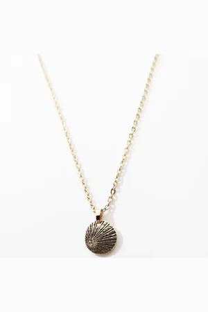 Icon Brand Strobe pendant necklace in gold