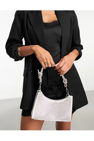 True Decadence embellished envelope clutch bag with scallop