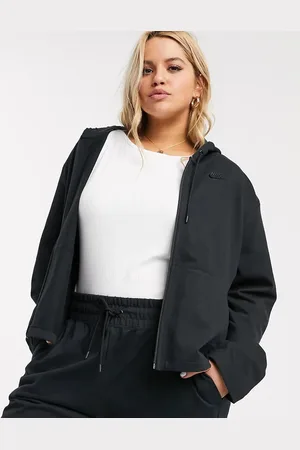 Nike Plus premium tonal zip through hoodie