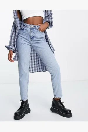 Topshop Original high rise Mom jeans in bleach