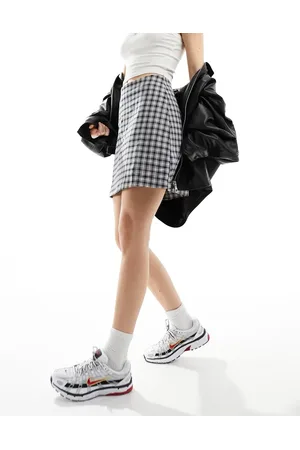 Monki Mini skirt in check