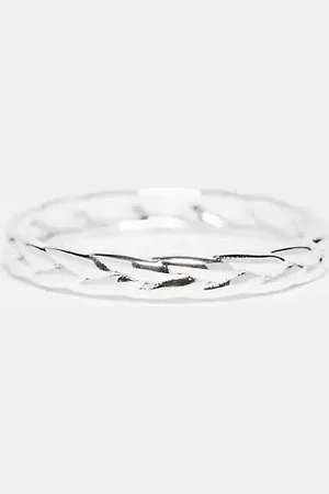SEOL + GOLD Sterling rope plait ring