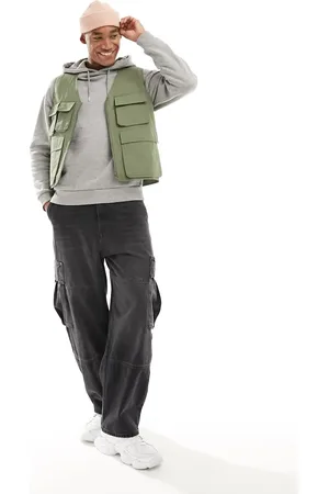 ASOS Utility gilet in khaki