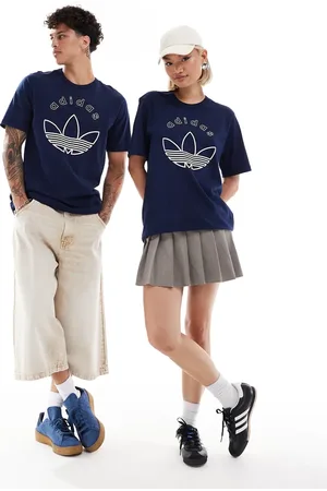 adidas Unisex trefoil graphic t-shirt in