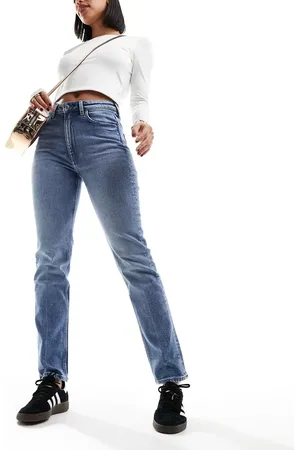 & OTHER STORIES High waist slim leg jeans in river