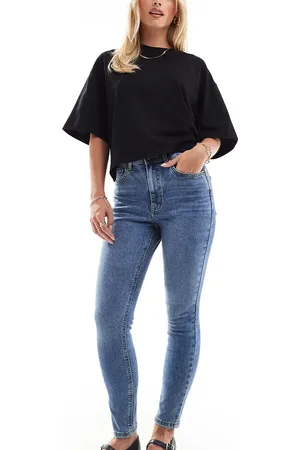 ASOS ASOS DESIGN Petite ultimate skinny jeans in mid