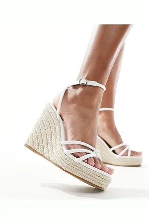 Glamorous Espadrilles wedge heeled sandals in