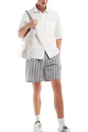 Reclaimed Striped relaxed short in stripe