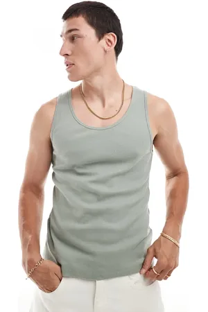 ASOS Muscle rib vest in