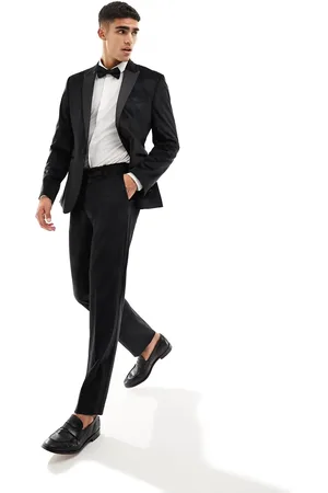 ASOS Skinny tuxedo suit trouser in velvet
