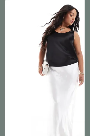 4th & Reckless Satin maxi skirt in