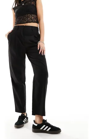 Monki Tailored trousers with tapered leg in