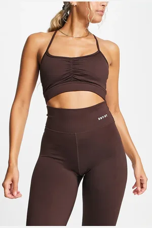 Daisy Street Active Distorted Geo bralet in