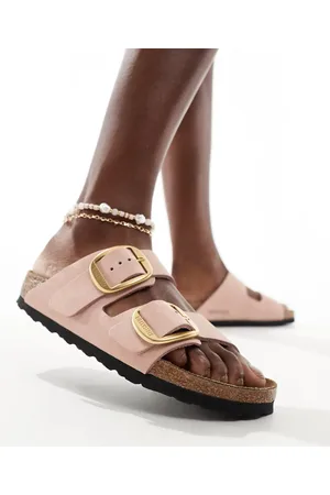 Birkenstock Arizona big buckle sandals in nubuck