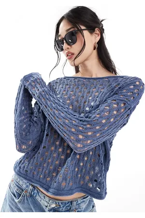 Pimkie Open knit crochet jumper in