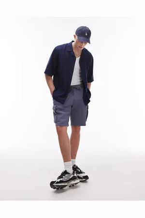 Topman Short sleeve boxy linen blend shirt in