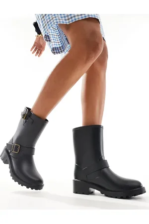 Glamorous Biker wellies in