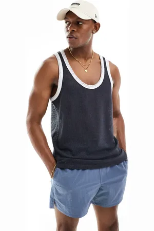 ASOS Relaxed vest in open mesh