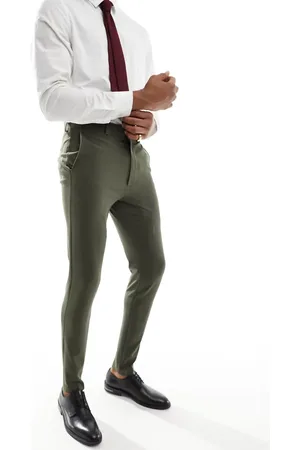 ASOS Super skinny suit trouser in Khaki