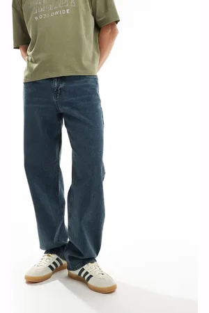 ASOS Baggy fit jeans in green tint