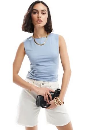 ASOS Second skin slash neck vest top in