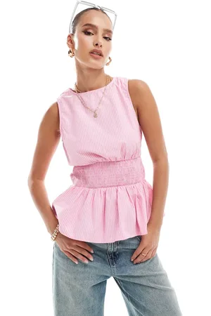 River Island Smock top in and white stripe